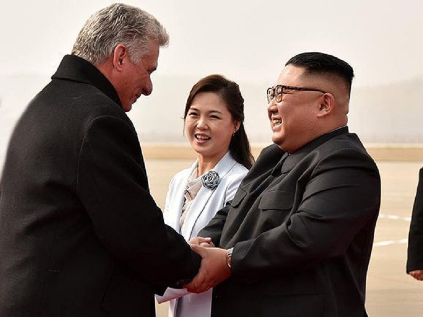 उत्तर कोरियाली नेता र क्युबाका राष्ट्रपतिबीच भेटवार्ता