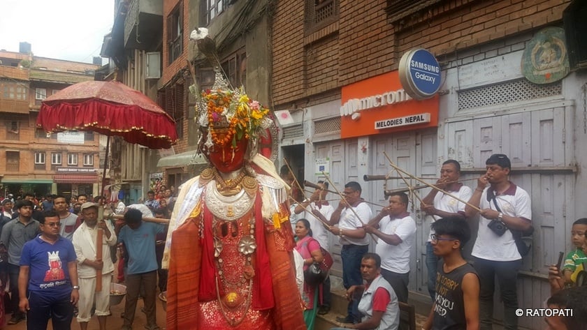 भक्तपुरमा पञ्चदान पर्व मनाइयो