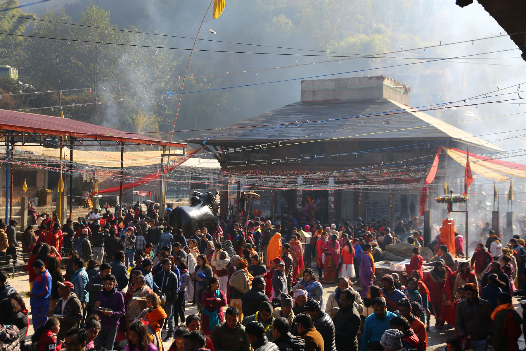 Devotees throng Doleshwor Temple to observe Mahashivaratri