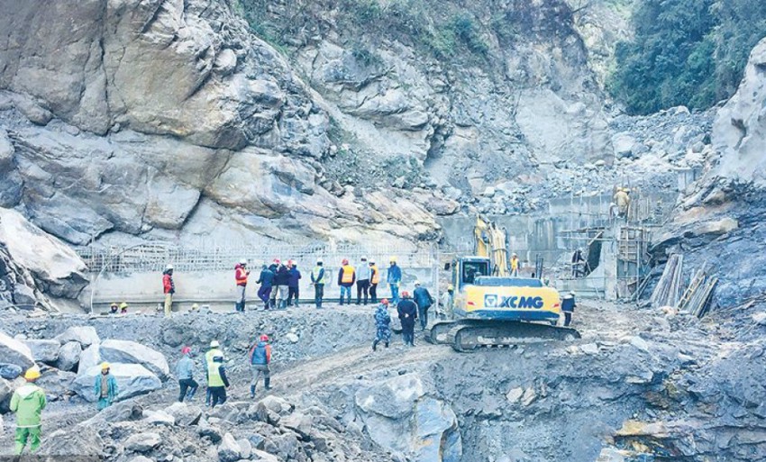 Super Dordi 'B' hydel project 80 per cent complete