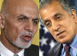 Afghan president meets U.S. special envoy on peace process