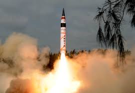 India successfully test-fires nuclear capable Agni-V ballistic missile