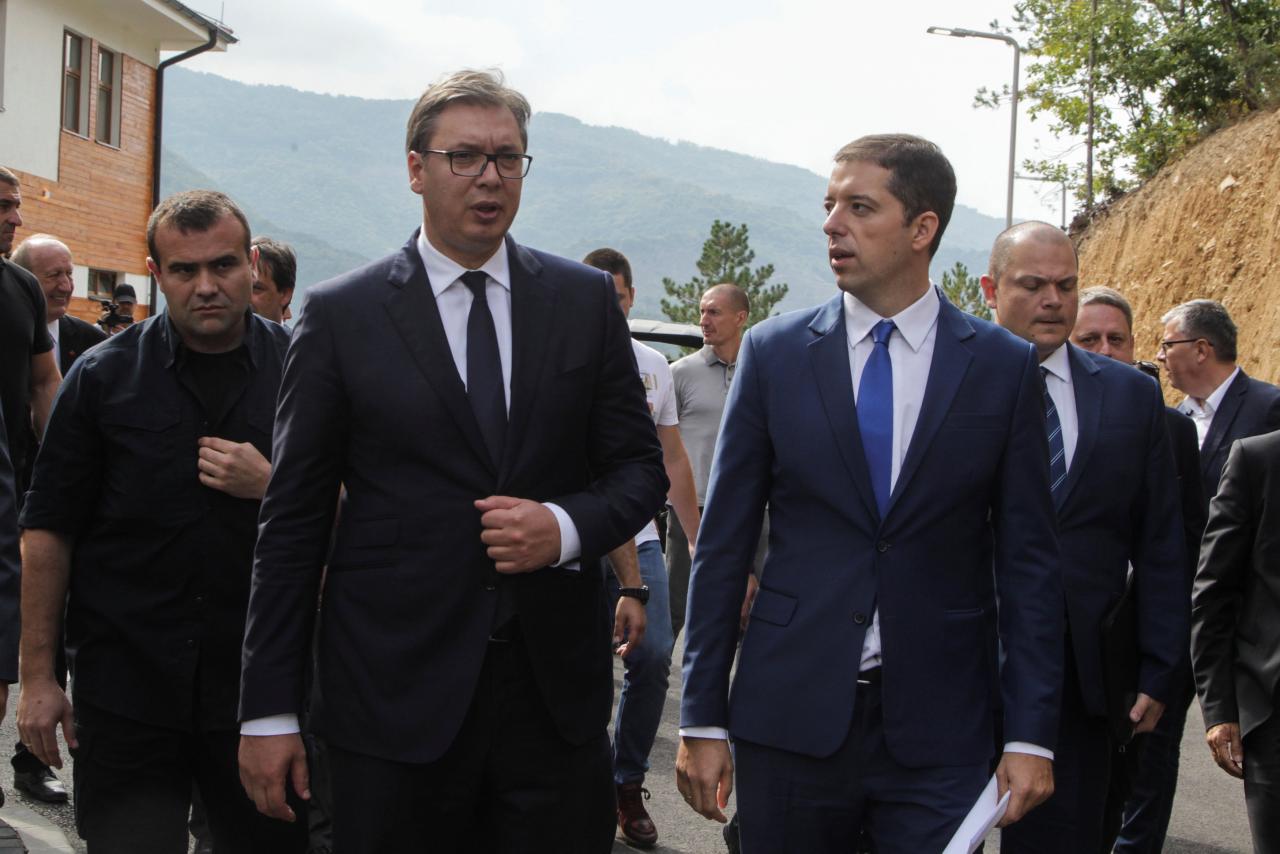 Kosovo Albanians block roads for Serbian president's visit