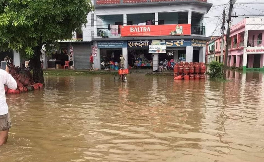 वर्षापछि कैलालीको पूर्वी क्षेत्रका वस्ती डुबानमा