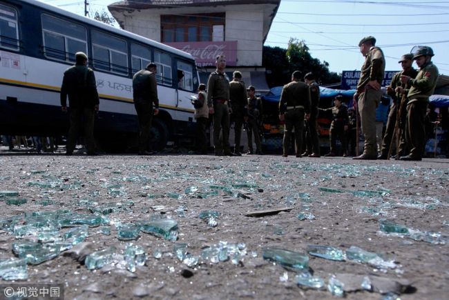 18 wounded in blast inside bus station in Indian-controlled Kashmir