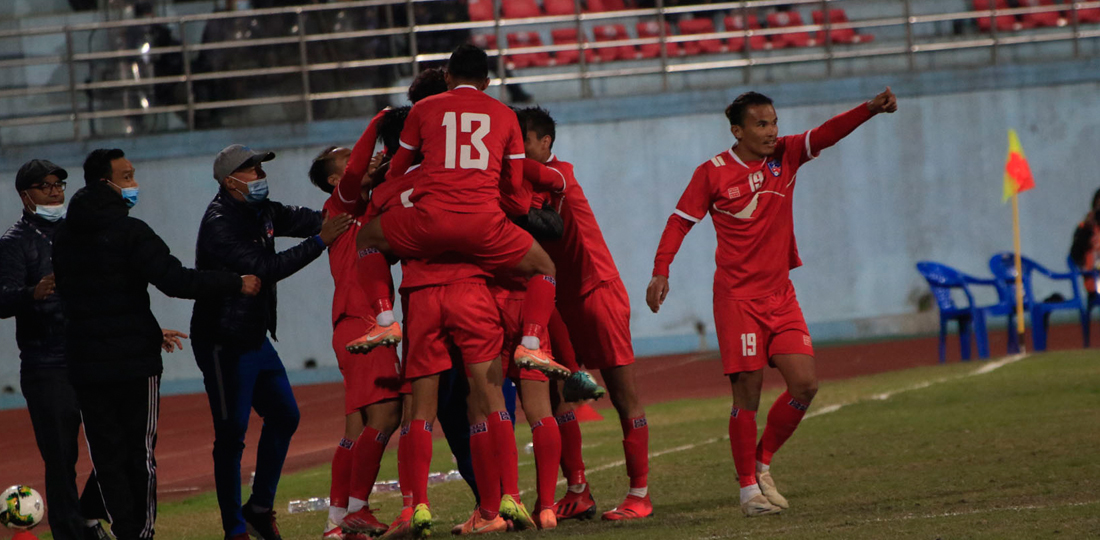 Bimal Gharti Magar scores in return to national team as Nepal edge Mauritius