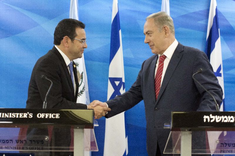 Israel PM says Guatemala embassy move 'just the start'