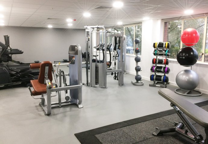 Well-equipped fitness centre into operation