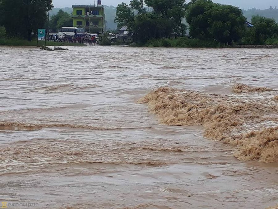 Bhujikhola flood damages 171 physical structures