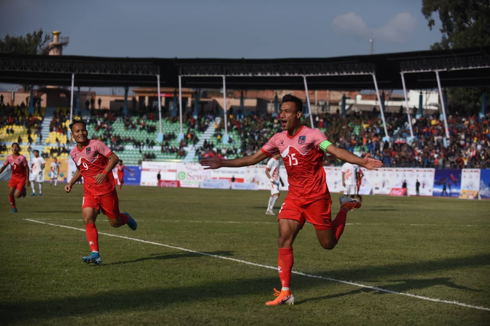 Nepali National Football team leaves for Dhaka