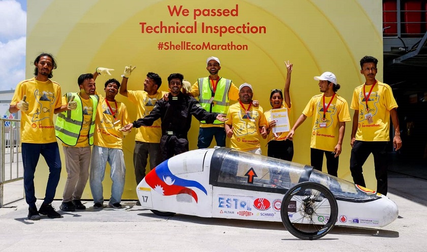 नेपाली विद्यार्थीले बनाएको गाडी अन्तर्राष्ट्रिय प्रतियोगितामा