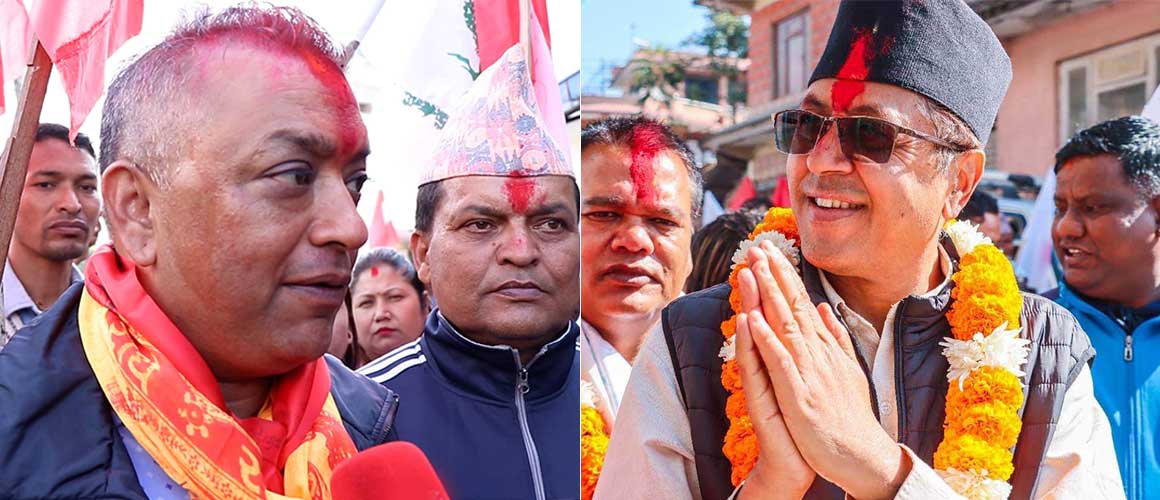 काठमाडौं–४ मा गगन-राजनबीच विरासत भत्काउने र जोगाउने प्रतिस्पर्धा ! (भिडियोसहित )