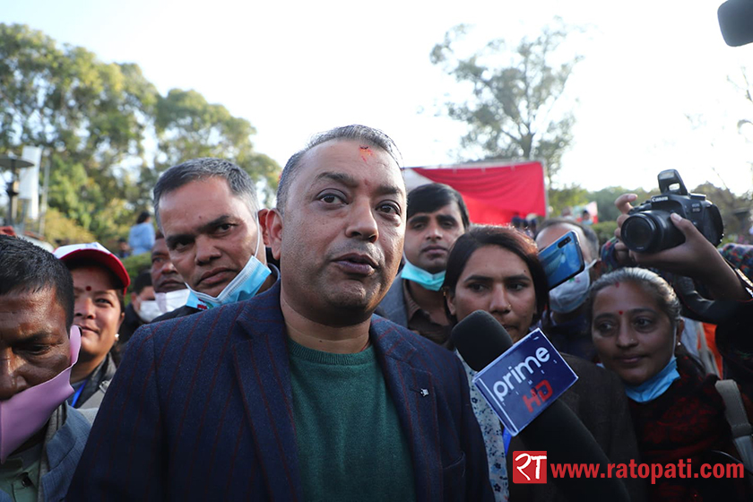NC Gen Convention: Gagan Thapa files candidacy for general secretary