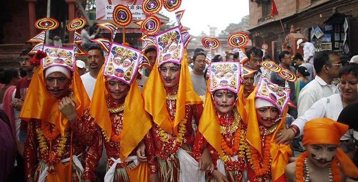 Week-long unique Gaijatra starts in Bhaktapur