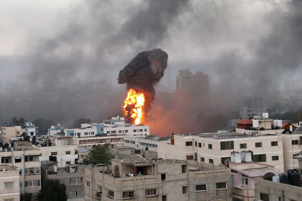 गाजा क्षेत्रमा इजरायलको बमबारी, १० बालबालिकासहित ३६ जनाको मृत्यु