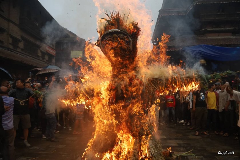 नेवार समुदायले यसरी मनाए गठेंमंगाः (तस्बिरहरु)