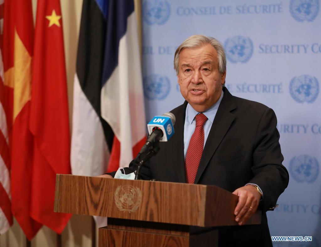 UN chief calls on Taliban to halt offensive against govt forces