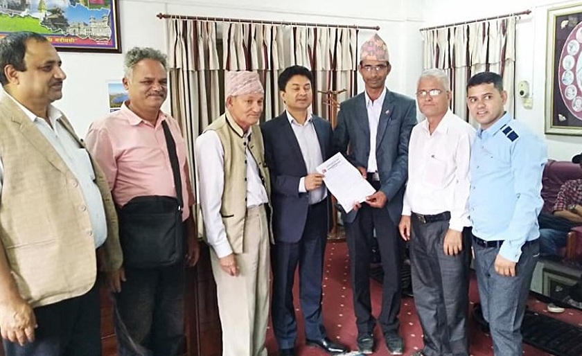अन्तर्राष्ट्रिय नेपाली एकता समाजले बुझायो दुई मन्त्रालयमा ज्ञापनपत्र