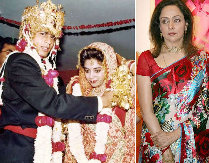 जब हेमा मालिनीका कारण बर्बाद भयो शाहरुख–गौरीको विवाहको पहिलो रात
