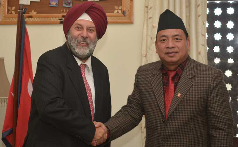 Indian envoy Puri focuses on Nepal's hydropower development