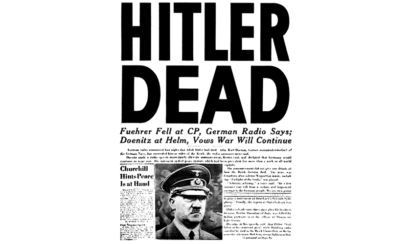 इतिहासमा आज – हिटलरद्वारा आत्महत्या