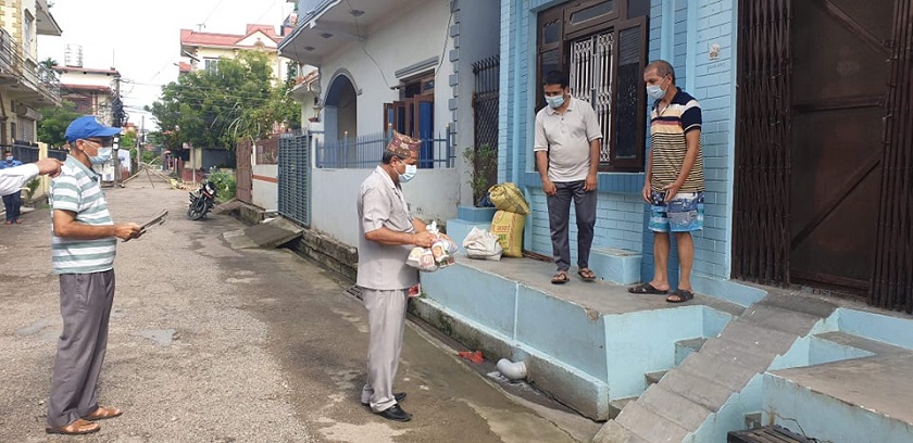 कोरोना संक्रमतिको मनोबल बढाउन आयुर्वेद औषधी र स्वास्थ्यलाभको पत्र