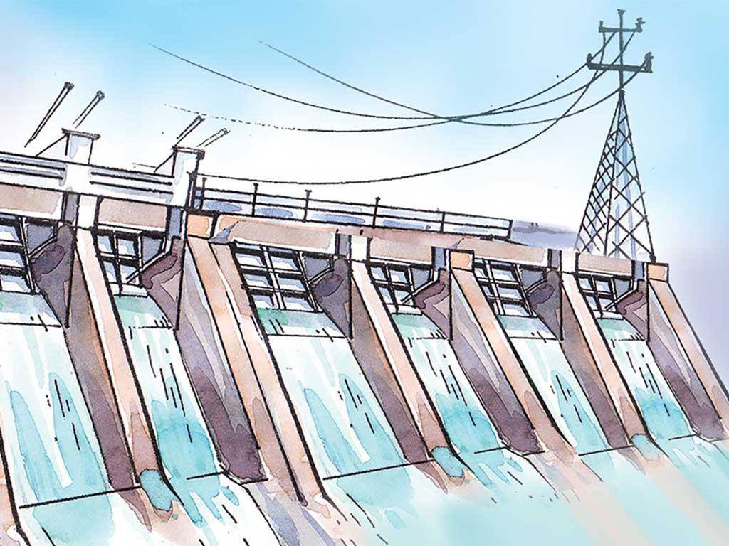 Floods havoc wreak to hydropower projects