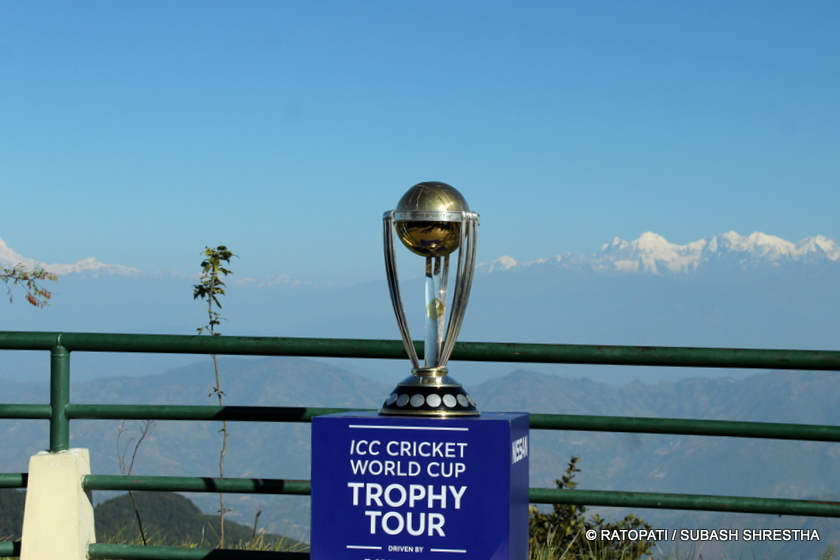   चन्द्रगिरीमा विश्वकपको ट्रफी, हेरौँ १२ तस्विर