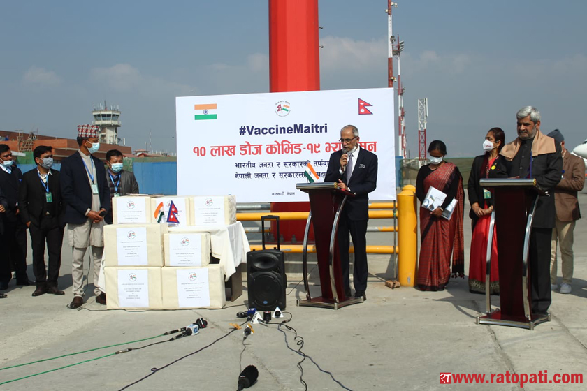 A million doses of vaccines against COVID-19 arrive