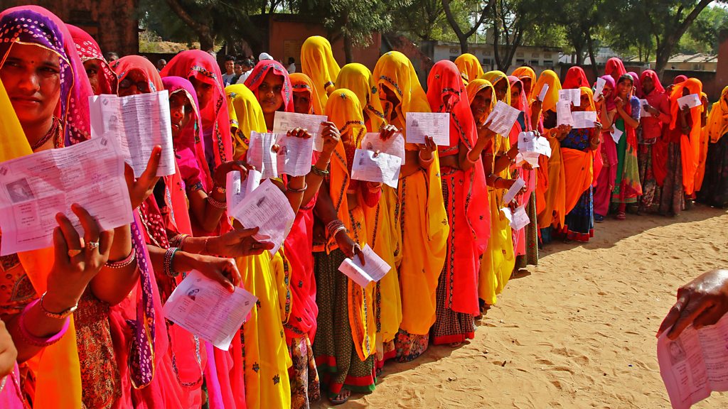 भारतमा दोस्रो चरणको मतदान शुरु