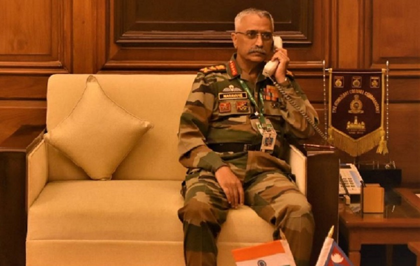 प्रधानसेनापति थापासँग भारतीय सेना प्रमुखको टेलिफोन संवाद