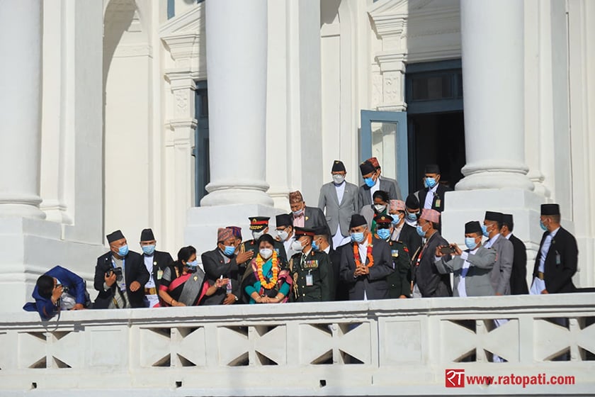 Prez, PM visit Basantapur to observe Kumari Yatra (with photos)