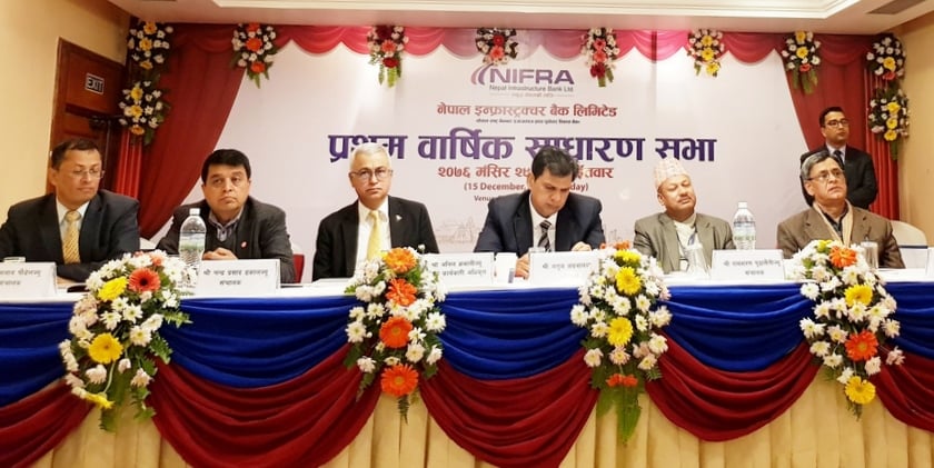 नेपाल इन्फ्रास्ट्रक्चर बैंक एजीएमः आठ करोड शेयर सर्वसाधारणलाई निष्काशन गर्ने
