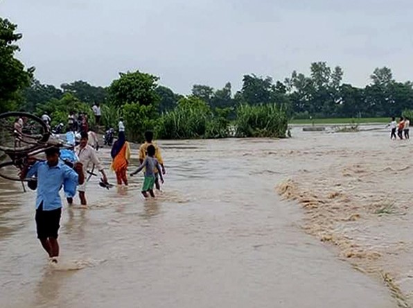 Bhajani, Joshipur in Kailali inundated