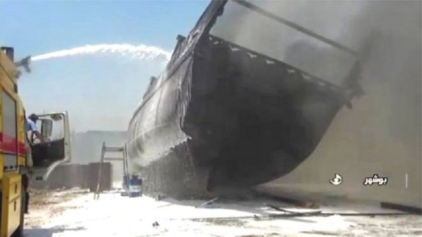 ईरानमा फेरि अर्को रहस्यमय घटनाः एकैपटक ७ वटा जहाजमा आगलागी !