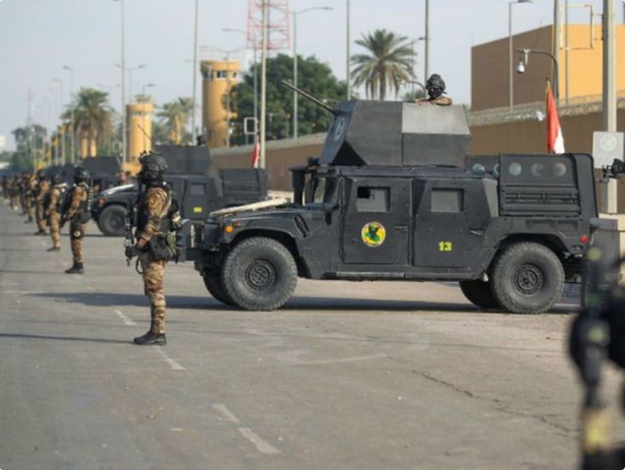 इराकमा २४ घण्टाभित्र दोस्रो हमला, विदेशी दूतावास नजिकै दुई रकेट दागियो