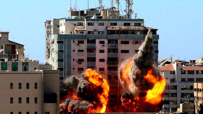 इजराइली हमलामा आफ्नो अफिस ध्वस्त भएपछि बोले अमेरिकी र कतारको समाचार एजेन्सी – एपी, अल–जजिरा