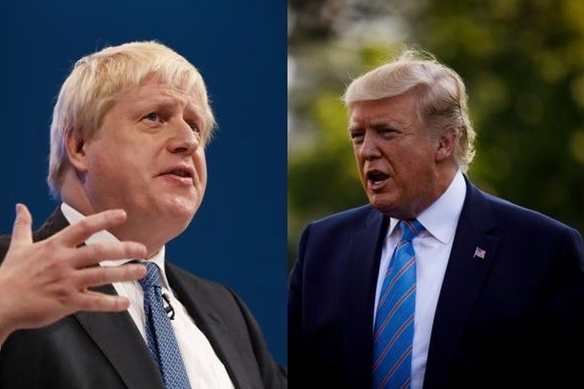 Trump, Johnson discuss trade, NATO via phone