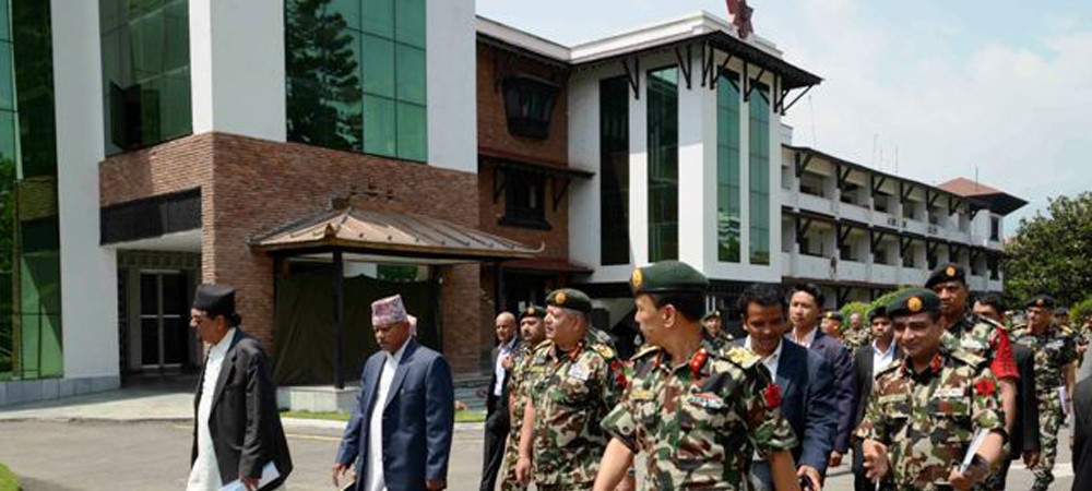 सैनिक मुख्यालय जङ्गी अड्डा प्लाष्टिक मुक्त क्षेत्र घोषणा