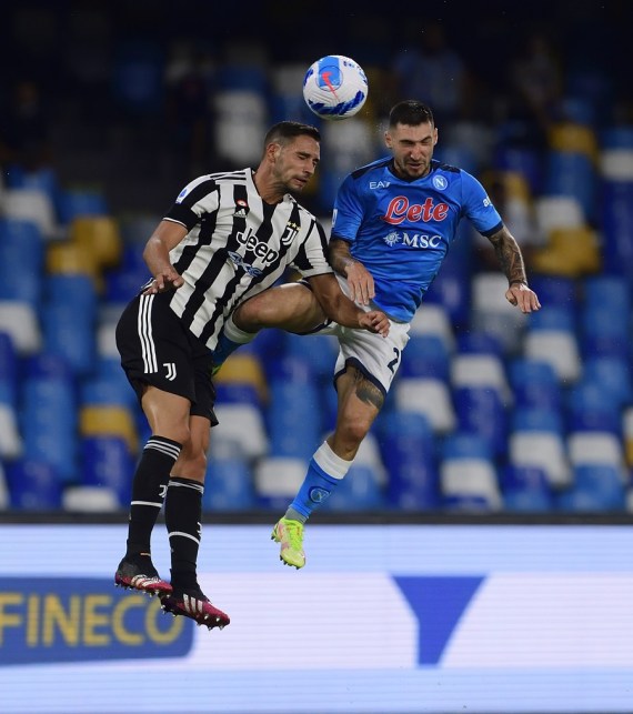 Juve lose to Napoli 2-1 in Serie A