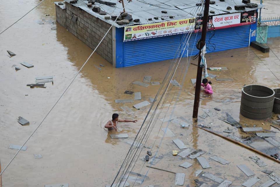   काठमाडाैं उपत्यका नै बाढीकाे जाेखिममा