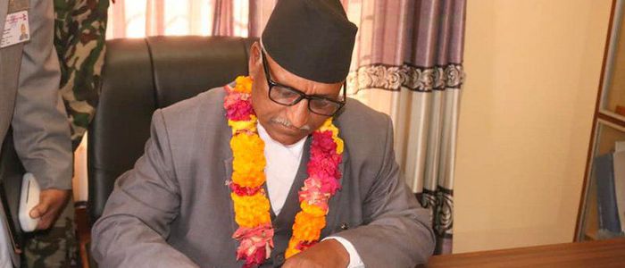 Newly appointed State Chief Kalauni assumes office