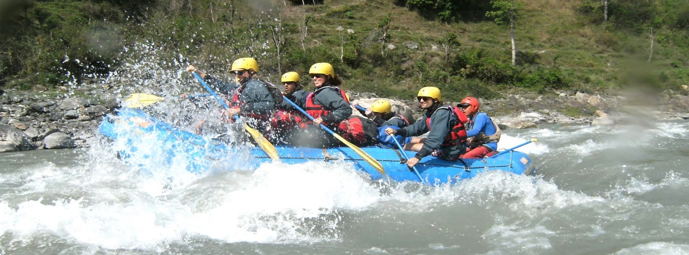 Rafting begins in Kaligandaki river
