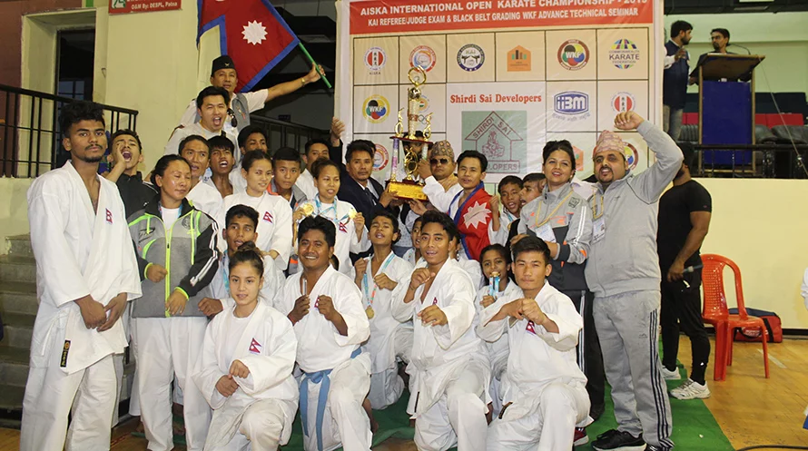 Nepal winner with 20 gold medals