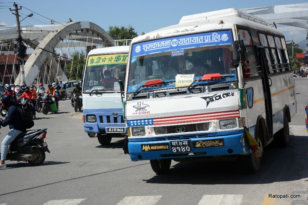 Valley administrations to allow public buses to resume services from tomorrow