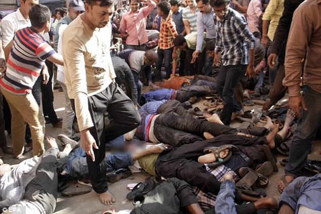 10 people killed, scores injured in Bangladesh stampede