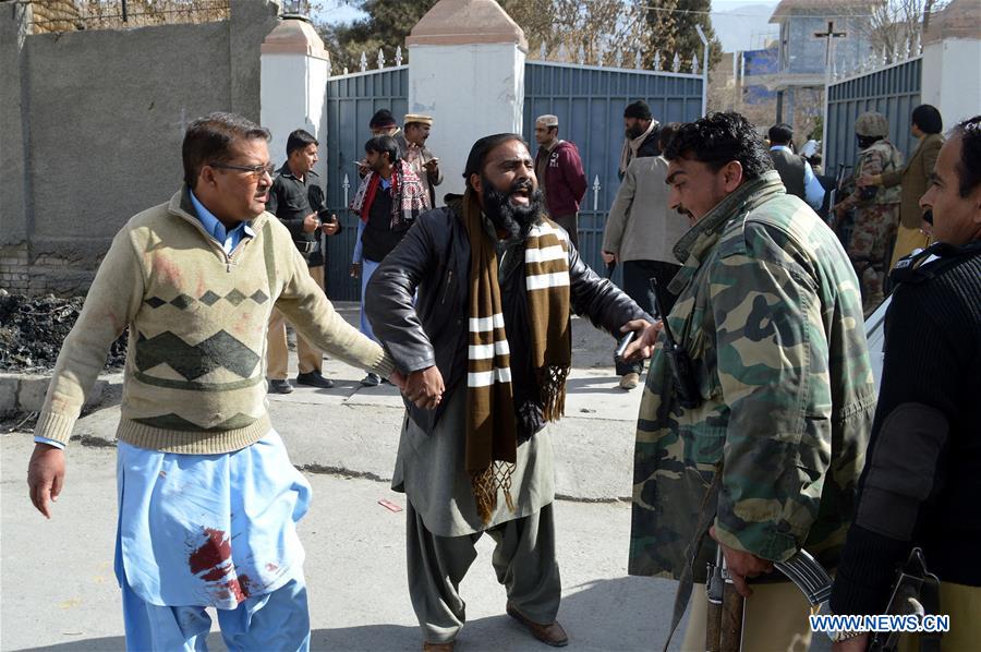 8 killed, 44 injured in Pakistan's church attack