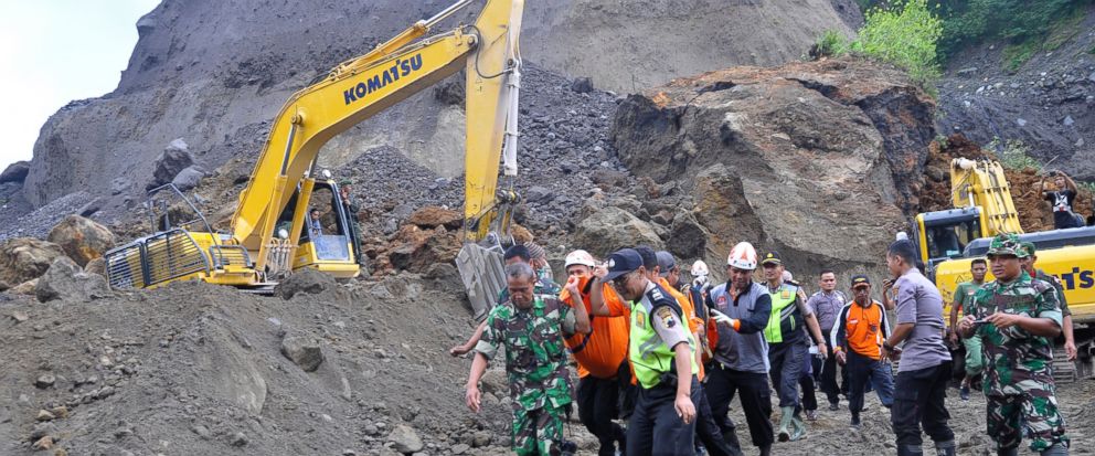 Landslide in Indonesia sand quarry kills 8 workers