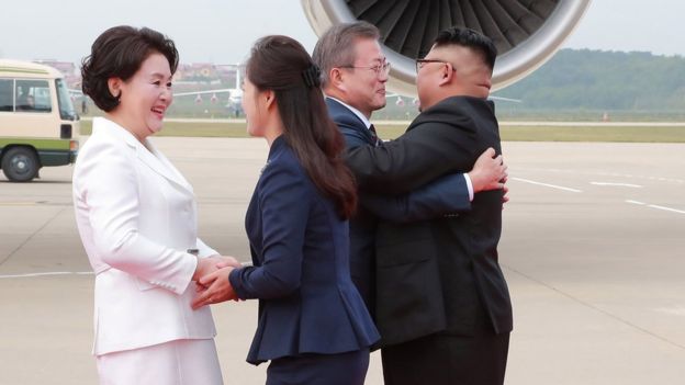 उत्तर र दक्षिण कोरियाली राष्ट्रपतिको भेटमा जादुगरको के काम ?
