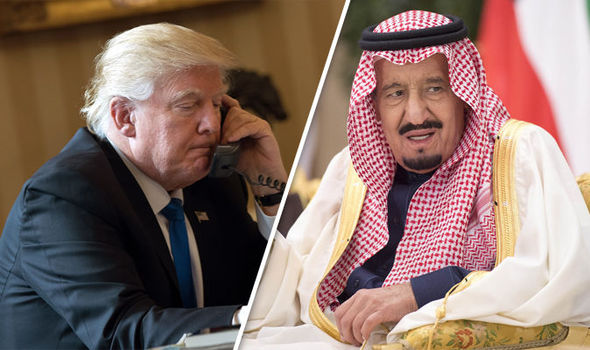 Trump talks with Saudi king over phone on Yemen, Syria